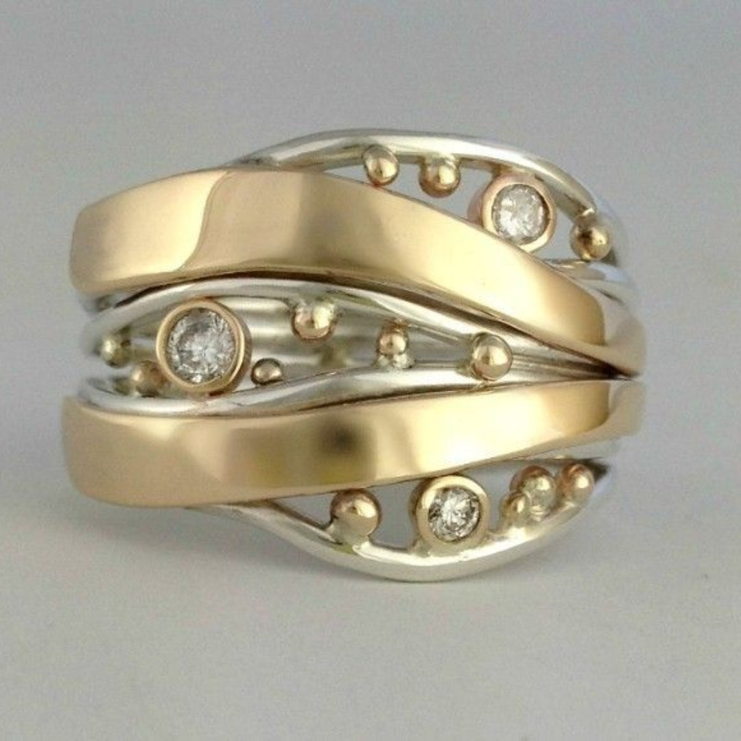 Vintage Thick Golden Ring