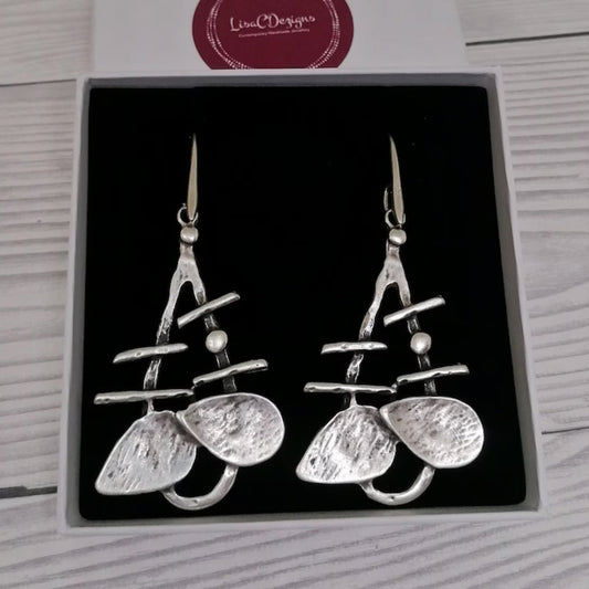 Vintage Silver Plated Earrings