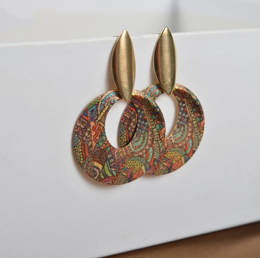 Vintage Textured Earrings