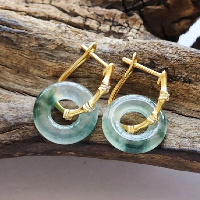 Vintage Turquoise Crystal Earrings