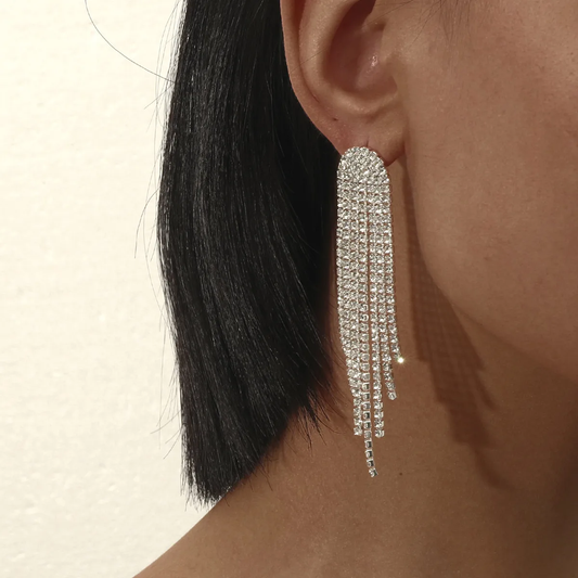 Elegant Bright Mesh Earrings