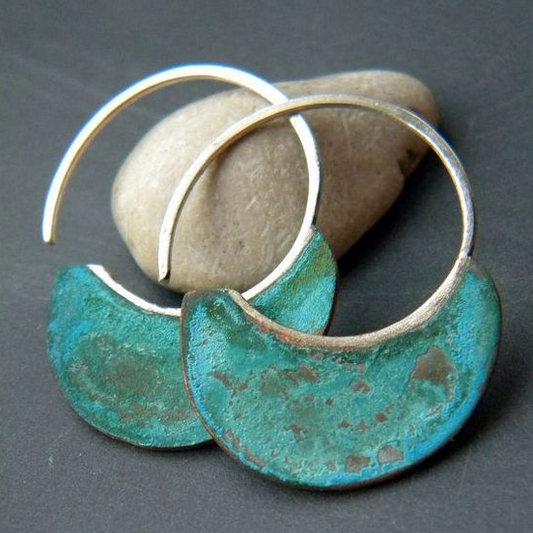 Vintage Turquoise Washed Earrings