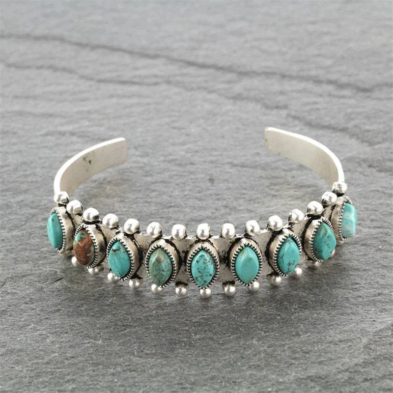 Vintage Turquoise Stone Bracelet