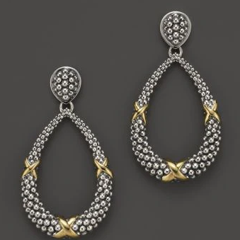 Vintage Silver Mesh Earrings