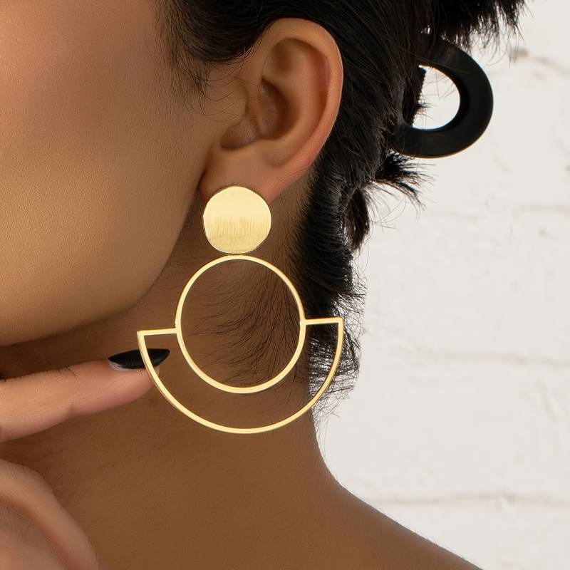 Vintage Gold Emperor Earrings