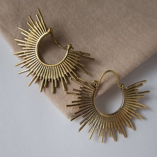 Vintage Golden Emperor Earrings