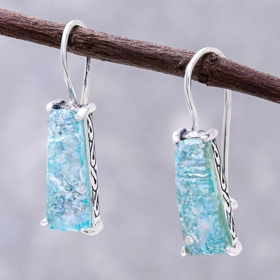 Vintage Blue Sky Zirconia Earrings