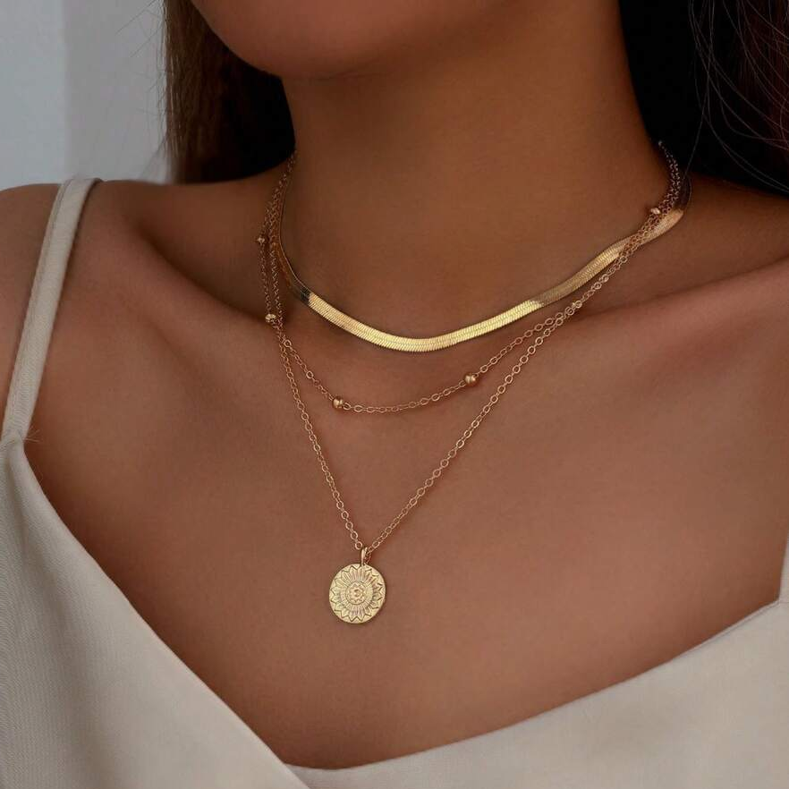 Vintage Golden Plated Necklace